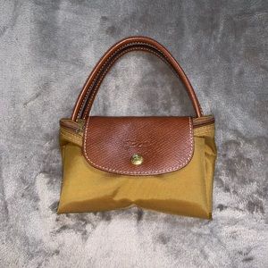 Small ‘Le Pliage’ Longchamp Brown bag